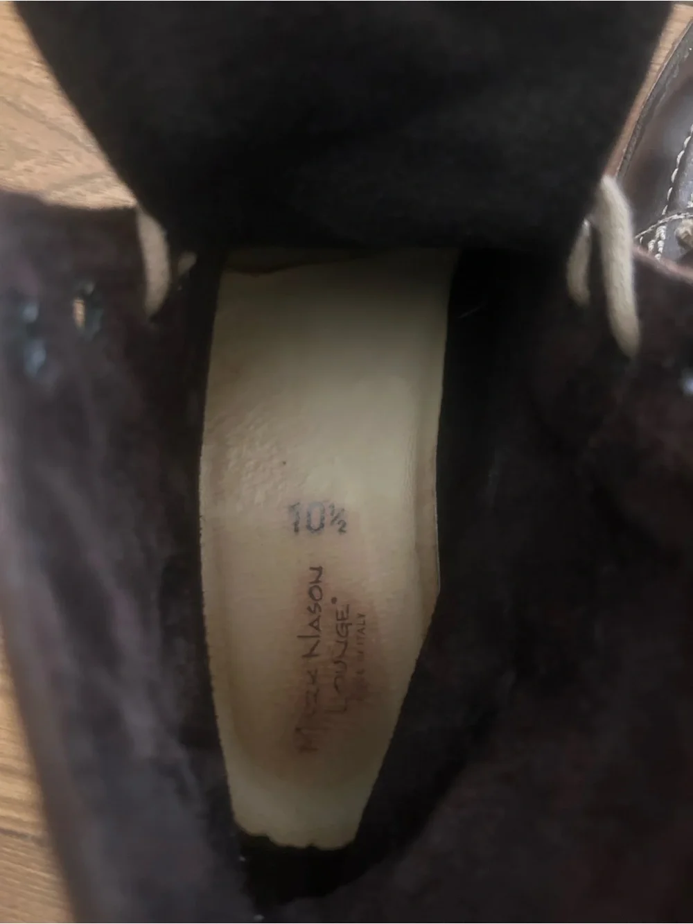 Mark Nason Dark Brown Leather Chukka Boots